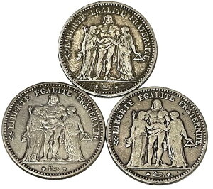 3�� 1873-K 1875-A �X���[��A �~���g�}�[�N �t�����X 90% �V���o�[ 5�t���� KM 820 ���b�g B5-98