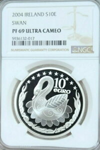 2004�N �A�C�������h �V���o�[ 10���[�� S10E �X���� NGC PF 69 �E���g���J���I �^�ɔ�����