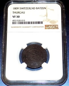 �X�C�X�E�g�D���K�E�B�o�b�c�F�� 1809 KM4 �r���I�� �X�C�X�F�� NGC VF30 �R�C��