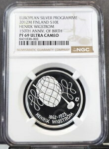 2012�N �t�B�������h �V���o�[ 10���[�� �w�����b�N�E�E�B�O�X�g���� NGC PF 69 �E���g���J���I ���A �g�b�v�|�b�v