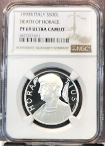 1993�N �C�^���A �V���o�[ 500���� �z���X�̎� NGC PF 69 �E���g���J���I ������