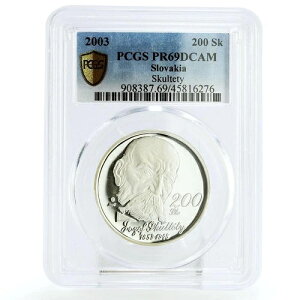 �X���o�L�A 200 �R���� Josef Skultety Museal Company PR69 PCGS ��� 2003