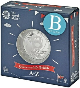 2018�N �O���[�g�u���e�B�b�V���R�C���n���g B Is for Bond 10�y���X �X�^�[�����O�V���o�[ �������� VR
