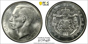 1964�N ���N�Z���u���N 100�t���� ��� �W�����E�A�h�x���g�E�g�D�E�U�E�X���[�� PCGS MS 66