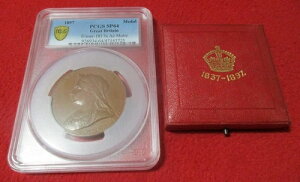 �C�M���X 1897�N ���B�N�g���A���� AE ���_�� �A�C�}�[ 1817a PCGS SP64 �}�b�g #T6101