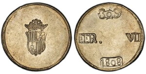 �X�y�C���A�}�����J���B�t�F���f�B�i���h7���B1808�N AR 30 �X�G���h�X�A��BPCGS AU55 �J���R 1291�B