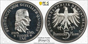 �h�C�c 1955 F 5�}���N �V���[ PCGS PF 66 �J���I S-389 ��