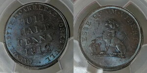 �C�M���X 1812�N 1/2D �n�[�t�y�j�[ PCGS MS63BN �`���C�X Unc Withers-785 #838