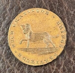 1796�N �~�h���Z�b�N�X �X�y���X��1/2�y�j�[ DH-756 �� / ��]�����D���̏��N���� UNC �ꕔ��