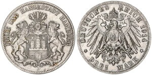 �J�C�U�[���C�q - �n���u���N 3 �}�[�N 1914 J Motivprobe In Reinnickel Vz 118351