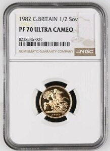 1982�N �C�M���X 1/2 SOV PF 70 UC