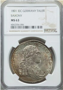 �P�[�v�R�[�����R���N�V�����I1801�N IEC �h�C�c �U�N�Z�� �^�[���[ NGC MS63 UNC �^�[���[ 1 �t�@�C�i�[