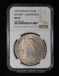 NGC MS62 1818 �h�C�c���B�F�o�C�G�����B�}�N�V�~���A��1�����[�[�t�u�R���X�e�B�e���[�V�����v�^�[���[