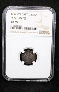 1757 1/2 �O���b�\�A�x�l�f�B�N�g�D�X14���B���c�́BBU NGC MS65�BKm-975