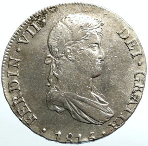 1815�N �X�y�C�������t�F���f�B�i���h7�� �A���e�B�[�N �I�[���h�V���o�[ 8���A�� �X�y�C���R�C�� i99735