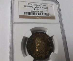 �� 1955�N F �h�C�c ��� 5�}���N �V���[ NGC PF 63