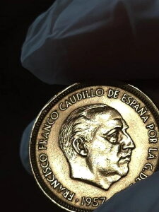 1957�N�X�y�C��50PTAS�A��58�̃R�C���A����UNA GRANDE LIBRE�̕���*�����R�C��