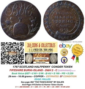 1797 GB �R���_�[ 1/2�y�j�[ - �X�R�b�g�����h �t�@�C�t�V���[ �o�[���g�A�C�����h - D & H 2 - CT 1042