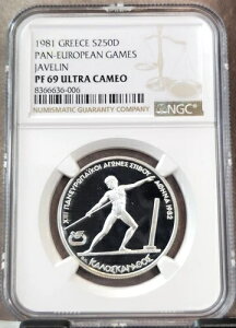 1981�N �M���V�� �⃁�_�� 250 �h���N�} �p�����[���s�A���Q�[���Y ��蓊�� NGC PF 69 �E���g���J���I