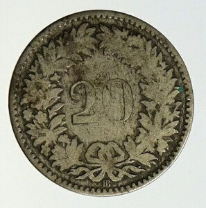 1850�N BB �X�C�X �A���e�B�[�N ���B���e�[�W �I�[���h ���[�Y �X�C�X �V���o�[ 20 ���b�y�� �R�C�� i93306