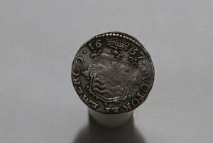 ?? ???? �I�����_ Zeeland Oord of Kwart Stuiver 1657 SCARCE B84 #6603