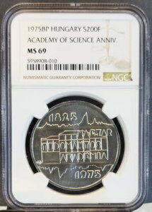 1975�N �n���K���[ ��� 200�t�H�����g S200F �A�J�f�~�[�E�I�u�E�T�C�G���X NGC MS 69 �� �g�b�v�|�b�v