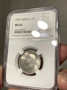 �M���V�� - 2�h���N�} 1957 MS63 NGC �h���N�} - �|�[������