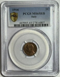 1916 �C�^���A �`�F���e�V�� 1C - PCGS MS65RB