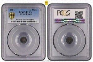 22DC31 �C�M���X ���B�N�g���A 1901�N ��� PCGS PL63