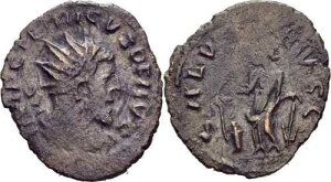 R?MISCHE KAISERZEIT Antoninian Tetricus I.�A270-273 �I���W�i�� �~�����c�F #FAD101