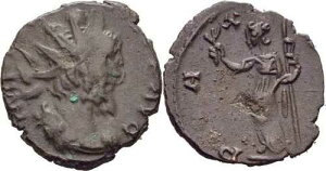R?MISCHE KAISERZEIT Antoninian Tetricus I.�A270-273 �I���W�i�� �~�����c�F #FAD112