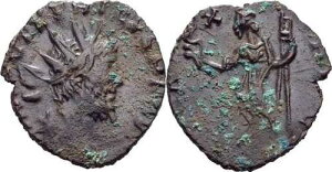 R?MISCHE KAISERZEIT Antoninian Tetricus I.�A270-273 �I���W�i�� �~�����c�F #NPC240
