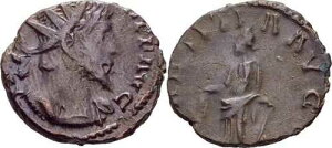 R?MISCHE KAISERZEIT Antoninian Tetricus I.�A270-273 �I���W�i�� �~�����c�F #NPC230