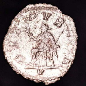 *���c�F���i�G* Gallienus Antoninianus PAX PVBLICA V ���[�}�A���� 263 �` 265 �N