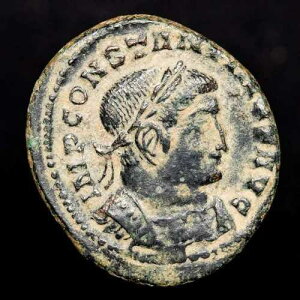 *���c�F���i�G* �R���X�^���e�B�k�X 1 �� �t�H���X SOLI INVICTO COMITI/T//PLG Lugdunum 307-337