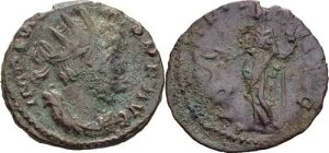 R?MISCHE KAISERZEIT Antoninian Tetricus I.�A270-273 �I���W�i�� �~�����c�F #NPC218