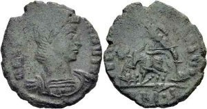 Julianus II Centenionalis Rome 355-361 FEL TEMP REPARATIO Equestrian Fall RIC 315 - S-