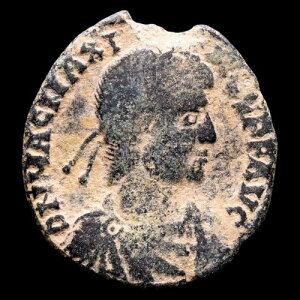 *���c�F���i�G* Magnus Maximus Maiorina REPARATIO-REIPVB / LUGD Lugdunum 383-88