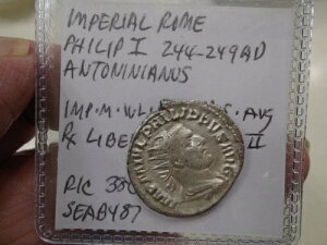 �t�B���b�v1�� 244�N - 249�N �A���g�j�j�A�k�X RIC 38(b), �V�[�r�[ 87