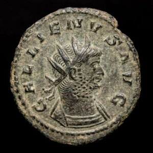 *���c�F���i�G* �K���G�k�X 253-268 A.D �A���g�j�j�A�k�X INDVLGENT AVG / P ���[�} 260-268