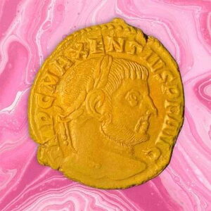 ??���[�} MAXENTIUS 306-312 AD�AAE FOLLIS�ARIC 121a�AXF+ ??