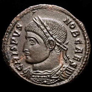 *Lucernae* Crispus follis PROVIDENTIAE CAESS / T?AR�B�L�����v�Q�[�g �A���� 316-326