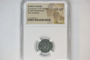 ���[�}�鍑�F�R���X�^���e�B�E�X2���i����337-361�N�j�BBI Half-Centenionalis NGC CH VF
