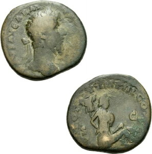���V�E�X ���F���X �Z�X�e���e�B�E�X ���[�} 165-166 TR POT VI IMP III �p���e�B�A �g���p�G�E�� RIC 1443 - S-