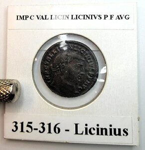 ���L�j�E�X - AE FOLLIS - IMP C VAL LICIN LICINIVS P F AVG / IOVI CONSERVATORI AVG