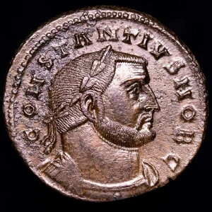 *���c�F���i�G* �R���X�^���e�B�E�X 1 �� �t�H���X GENIO POPVLI ROMANI B / PLG Lugdunum 301/303 AD