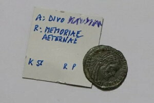 ?? Divus Maximianus MEMORIAE AETERNAE A.D. 317-318 AE �n�[�t�t�H���X B49 #4064