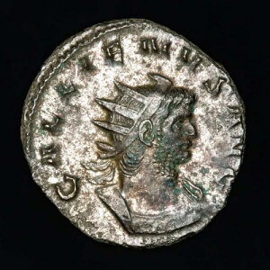 *���c�F���i�G* Gallienus Antoninianus VICTORIA AVG III - T (579) ���[�} ���� 261 �` 262 �N