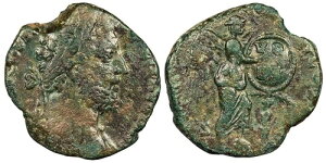 �R���h�D�X 177-192 A.D. �Z�X�e���e�B�E�X �O�b�h �t�@�C�� SAEC FEL P M TR P XI IMP VII COS V P