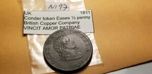 �C�M���X�AUK 1811 �p������ЃG�Z�b�N�X �n�[�t �y�j�[ �g�[�N�� Id11b�B